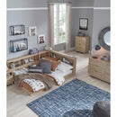  Oliah EB2270B2 Full Bookcase Storage Bed IMAGE 8