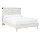  Shawburn EB4121B1 Queen Crossbuck Panel Platform Bed IMAGE 1