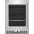  Color_Stainless Steel  -- 24 inch, 5.20 cu. ft. Compact Refrigerator with Glass Door IMAGE 1