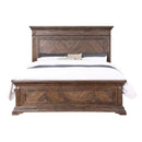  New Classic Furniture Mar Vista B658 California King Panel Bed - Walnut IMAGE 1