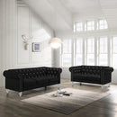  New Classic Furniture Emma Crystal UKD13 Sofa - Black IMAGE 2