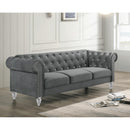  New Classic Furniture Emma Crystal UKD13 Sofa - Gray IMAGE 1