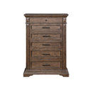  New Classic Furniture Mar Vista B658-070 Chest - Walnut IMAGE 1
