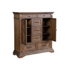  New Classic Furniture Mar Vista B658-075 Door Chest - Walnut IMAGE 4