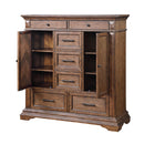  New Classic Furniture Mar Vista B658-075 Door Chest - Walnut IMAGE 5