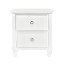  New Classic Furniture Tamarack BB044W-040 Nightstand - White IMAGE 1