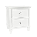  New Classic Furniture Tamarack BB044W-040 Nightstand - White IMAGE 2