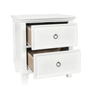  New Classic Furniture Tamarack BB044W-040 Nightstand - White IMAGE 3