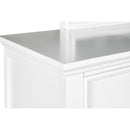  New Classic Furniture Tamarack BB044W-060 Mirror - White IMAGE 5