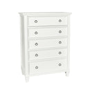  New Classic Furniture Tamarack BB044W-070 Chest - White IMAGE 2