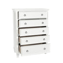  New Classic Furniture Tamarack BB044W-070 Chest - White IMAGE 3