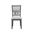  New Classic Furniture Gia D1701-20-GRY Dining Chairs - Gray IMAGE 2