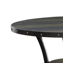  New Classic Furniture Crispin D162G-DT-GRY 48" Round Dining Table - Gray IMAGE 2