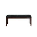  New Classic Furniture Gia D1701-25-EBY 46" Bench - Ebony IMAGE 1