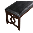  New Classic Furniture Gia D1701-25-EBY 46" Bench - Ebony IMAGE 3