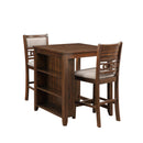  New Classic Furniture Gia D1701-32S-CHY 30" Counter Table W/2 Chairs & Stg Shelf - Cherry IMAGE 1