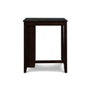  New Classic Furniture Gia D1701-32S-EBY 30" Counter Table W/2 Chairs & Stg Shelf - Ebony IMAGE 4