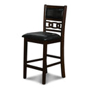  New Classic Furniture Gia D1701-32S-EBY 30" Counter Table W/2 Chairs & Stg Shelf - Ebony IMAGE 8