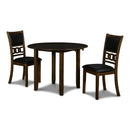  New Classic Furniture Gia D1701-40S-BRN 42" Dining Drop Leaf Table W/2 Chairs - Brown IMAGE 1