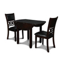  New Classic Furniture Gia D1701-40S-EBY 42" Dining Drop Leaf Table W/2 Chairs - Ebony IMAGE 1