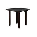  New Classic Furniture Gia D1701-40S-EBY 42" Dining Drop Leaf Table W/2 Chairs - Ebony IMAGE 3