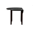  New Classic Furniture Gia D1701-40S-EBY 42" Dining Drop Leaf Table W/2 Chairs - Ebony IMAGE 6