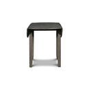  New Classic Furniture Gia D1701-40S-GRY 42" Dining Drop Leaf Table W/2 Chairs - Gray IMAGE 5