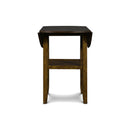  New Classic Furniture Gia D1701-42S-BRN 42" Counter Drop Leaf Table W/2 Chairs - Brown IMAGE 4
