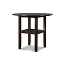  New Classic Furniture Gia D1701-42S-EBY 42" Counter Drop Leaf Table W/2 Chairs - Ebony IMAGE 3