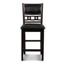  New Classic Furniture Gia D1701-42S-EBY 42" Counter Drop Leaf Table W/2 Chairs - Ebony IMAGE 8