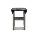  New Classic Furniture Gia D1701-42S-GRY 42" Counter Drop Leaf Table W/2 Chairs - Gray IMAGE 4