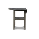  New Classic Furniture Gia D1701-42S-GRY 42" Counter Drop Leaf Table W/2 Chairs - Gray IMAGE 5
