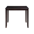  New Classic Furniture Gia D1701-542-EBY 5pc 42" Square Counter Table & 4 Chairs - Ebony IMAGE 4
