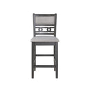  New Classic Furniture Gia D1701-542-GRY 5 pc 42" Square Counter Table & 4 Chairs - Gray IMAGE 8