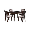  New Classic Furniture Gia D1701-548-CHY 5 pc 48" Rectangular Dining Table & 4 Chairs - Cherry IMAGE 2