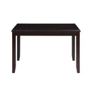  New Classic Furniture Gia D1701-548-EBY 5 pc 48" Rectangular Dining Table & 4 Chairs - Ebony IMAGE 4