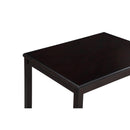  New Classic Furniture Gia D1701-548-EBY 5 pc 48" Rectangular Dining Table & 4 Chairs - Ebony IMAGE 7