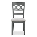  New Classic Furniture Cori D1719-50S-GRY 5 pc Round Dining Set - Gray IMAGE 6