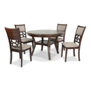  New Classic Furniture Mitchell D1763-50S-CHY 5 pc Dining Set - Cherry IMAGE 1