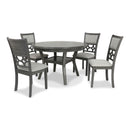  New Classic Furniture Mitchell D1763-50S-GRY 5 pc Dining Set - Gray IMAGE 1