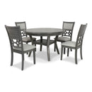  New Classic Furniture Mitchell D1763-50S-GRY 5 pc Dining Set - Gray IMAGE 8