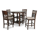  New Classic Furniture Mitchell D1763-52S-CHY 5 pc Counter Dining Set - Cherry IMAGE 1