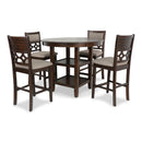  New Classic Furniture Mitchell D1763-52S-CHY 5 pc Counter Dining Set - Cherry IMAGE 8