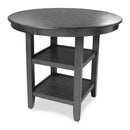  New Classic Furniture Mitchell D1763-52S-GRY 5 pc Counter Dining Set - Gray IMAGE 2