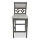  New Classic Furniture Mitchell D1763-52S-GRY 5 pc Counter Dining Set - Gray IMAGE 5