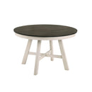 New Classic Furniture Maisie D1903-11 Round Table - White/Brown IMAGE 1