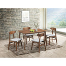  New Classic Furniture Morocco D331-10 47" Rectangle Dining Table - Walnut Brown IMAGE 9