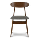  New Classic Furniture Morocco D331-20-DGR Dining Chair w/Dark Gray Seat Cushion IMAGE 1