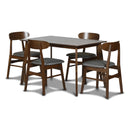  New Classic Furniture Morocco D331-20-DGR Dining Chair w/Dark Gray Seat Cushion IMAGE 4