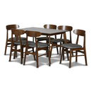  New Classic Furniture Morocco D331-20-DGR Dining Chair w/Dark Gray Seat Cushion IMAGE 7